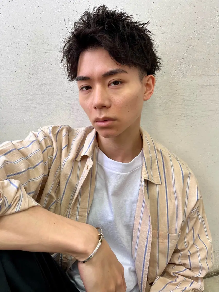 ショート パーマ カット パーマ 小倉 聖也のヘアスタイル