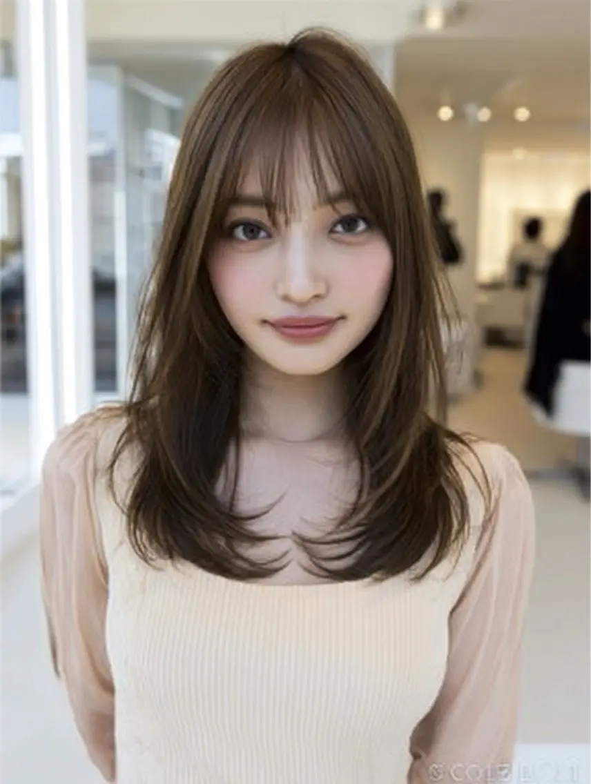 ミディアム カラー カット ヘアカラー 縮毛矯正 トリートメント ✨毛髪診断で絶対綺麗 ✨美髪艶髪専門✨高浪のヘアスタイル