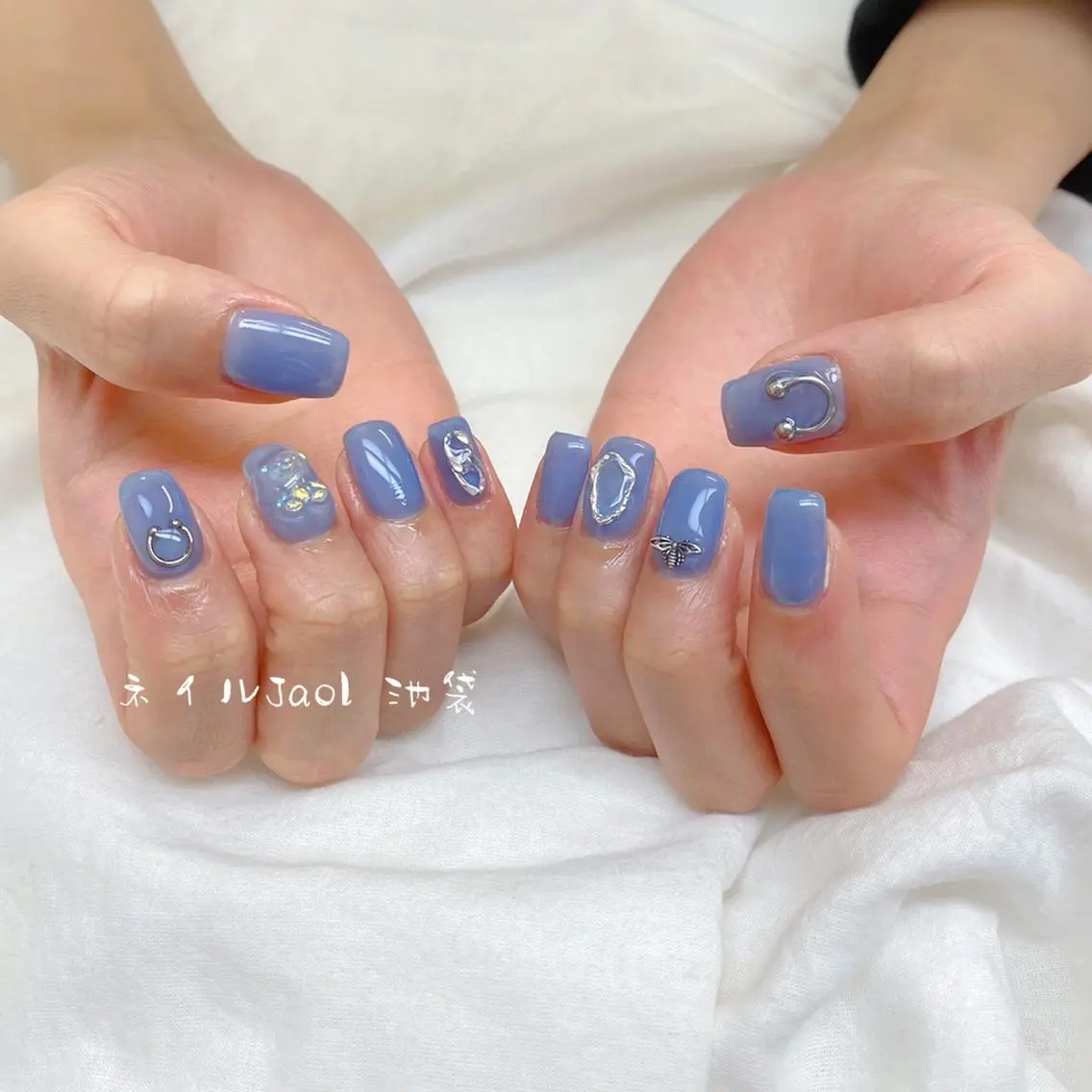 セミロング ネイルJaol 池袋のネイルデザイン