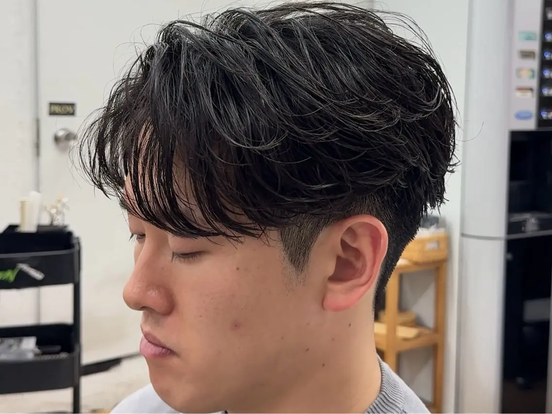 ショート パーマ メンズ カット パーマ LEN/ men’s onlyのヘアスタイル