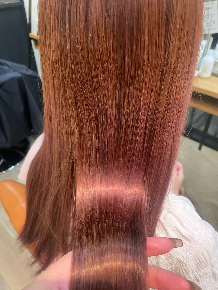 ロング カラー ヘアカラー 松尾 遥花のヘアスタイル