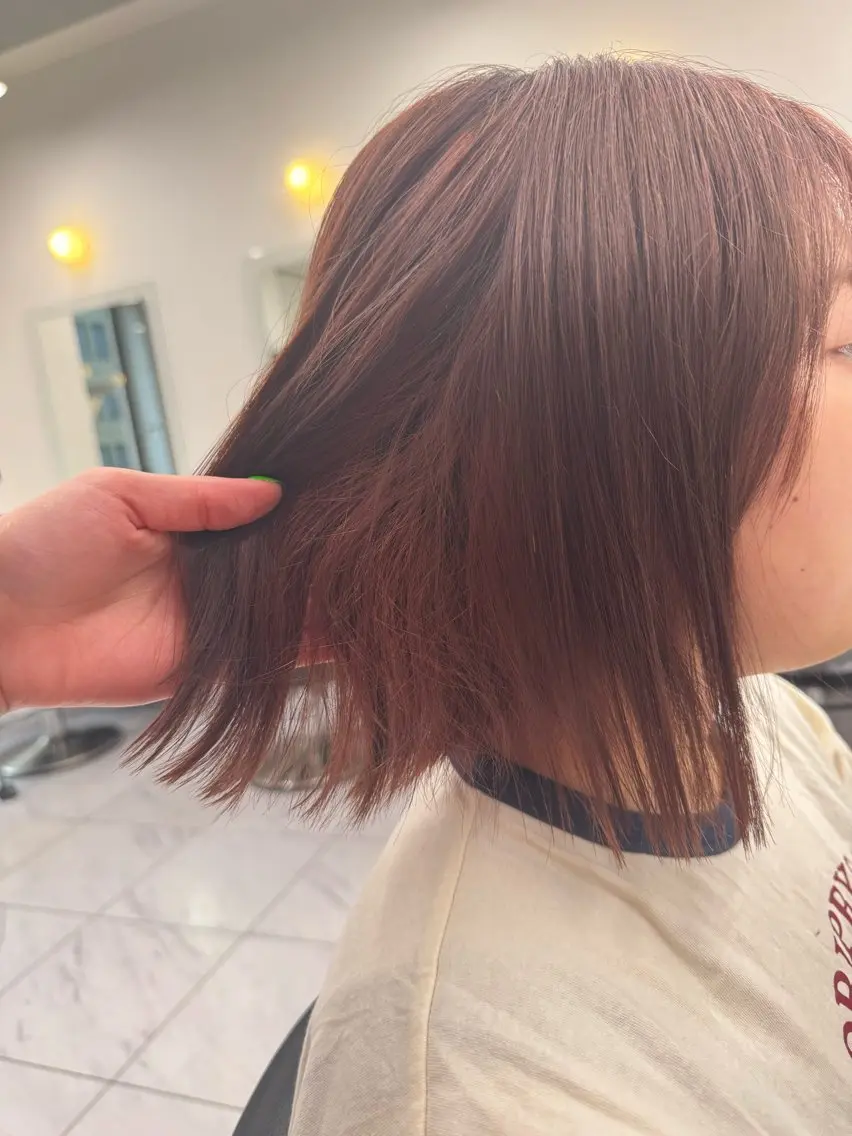 ミディアム カラー パーマ ヘアアレンジ メンズ キッズ 韓国系🇰🇷🩶 艶暗髪/MEIのヘアスタイル