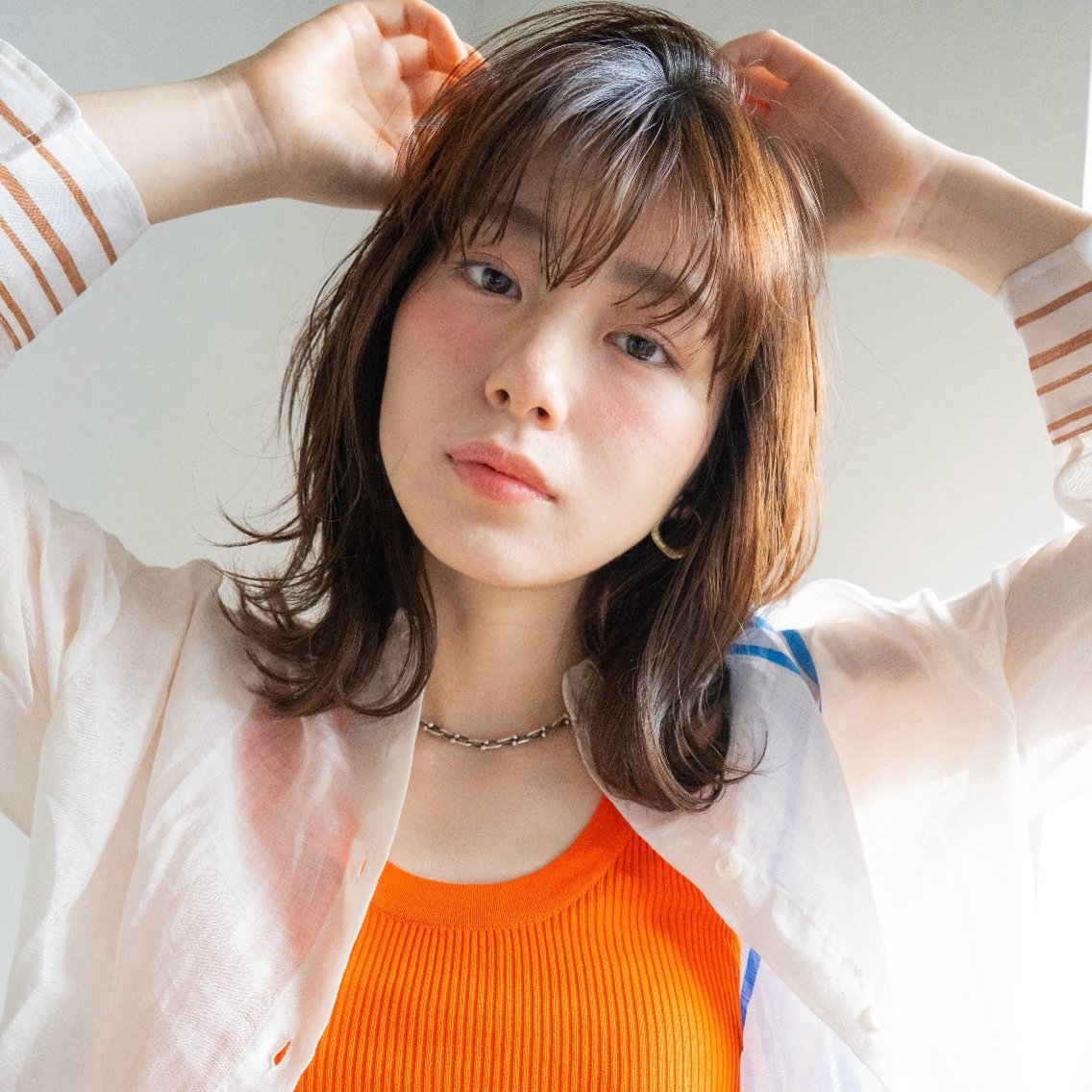 ミディアム 田町/三田 KEITAのヘアスタイル