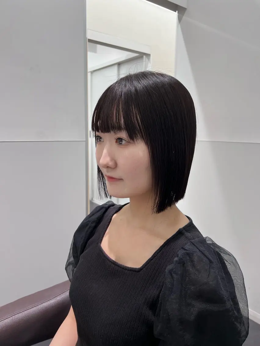 ショート カラー 透明感カラー 髪質改善 トリートメント 渋谷/ショート/ボブ 輝来のヘアスタイル