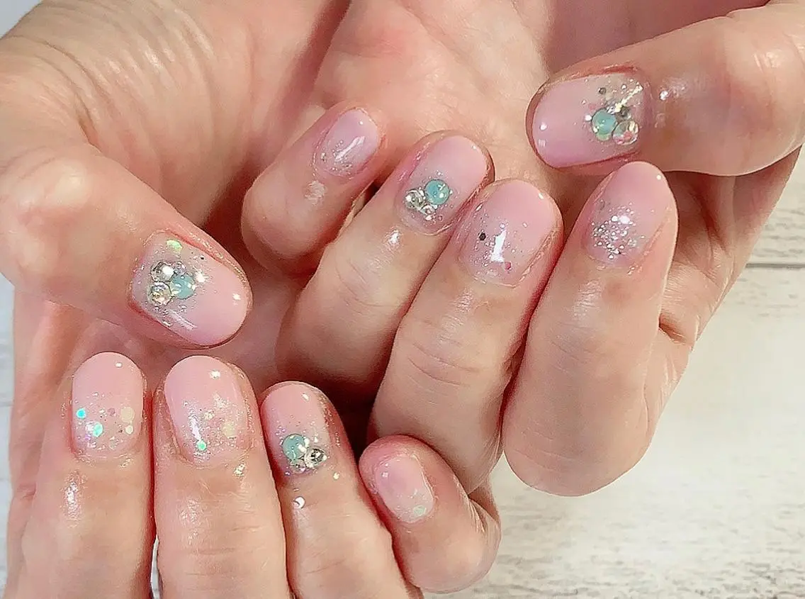 お持ち込みデザインOK!痛ネイルは不可となりますの写真