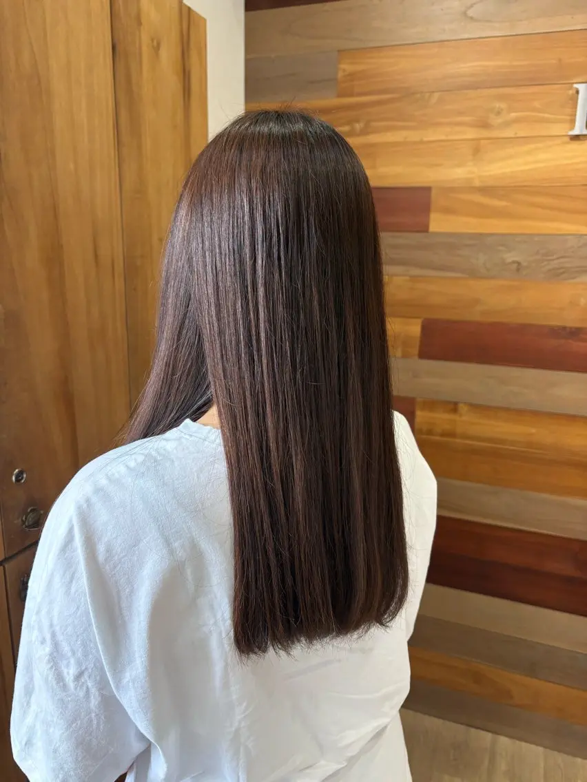 ロング ヘアカラー トリートメント 伊藤かな 🫧 髪質改善/ヘッドスパのヘアスタイル