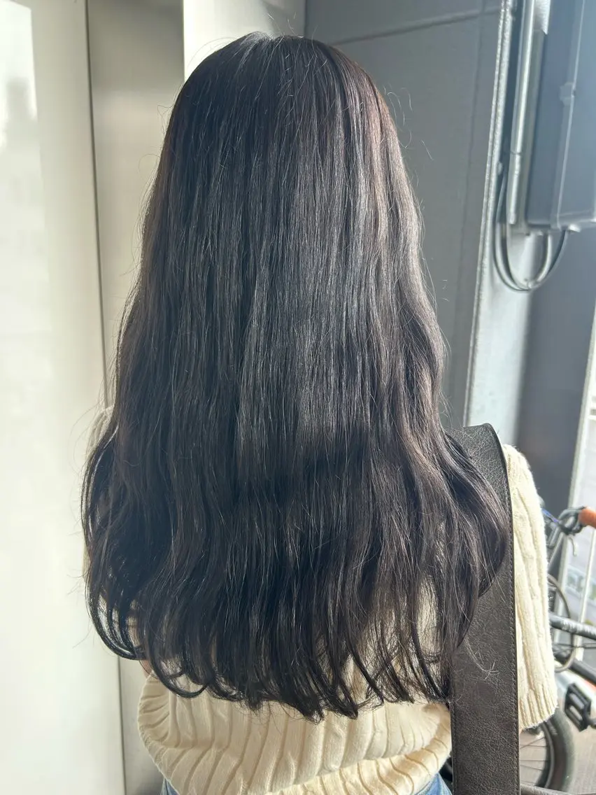 ロング カラー ヘアカラー トリートメント 滝本 和叶のヘアスタイル