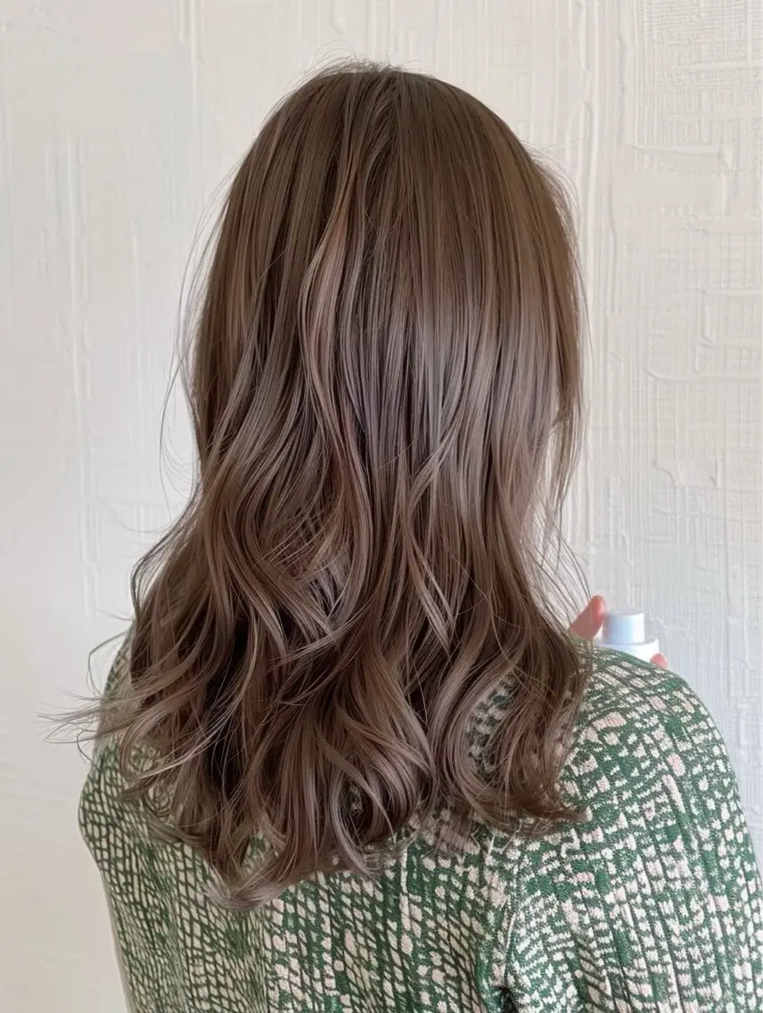 セミロング カラー カット ヘアカラー トリートメント Laffin. 喜永のヘアスタイル