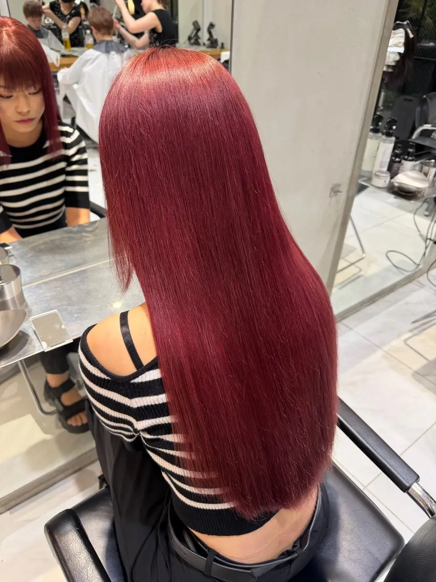 ロング ヘアカラー あおい /ブリーチモデル募集のヘアスタイル