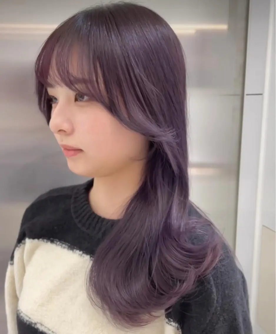 【🌸✨次世代透明感カラー🫧】ブリーチなしダブルイルミナカラー　￥14300の写真