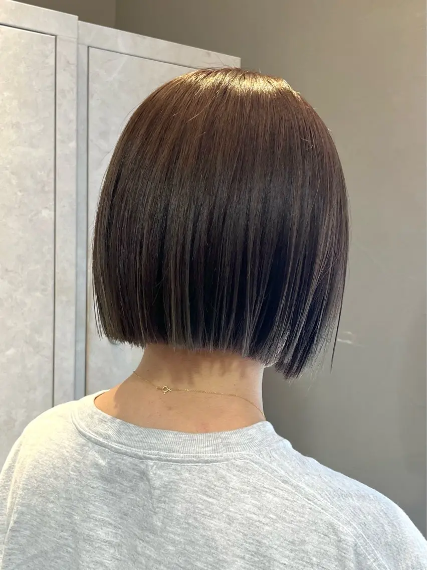 ショート カラー ボブ カット ヘアカラー トリートメント 神戸ボブ✂️ ioe三宮/田 伸佳のヘアスタイル