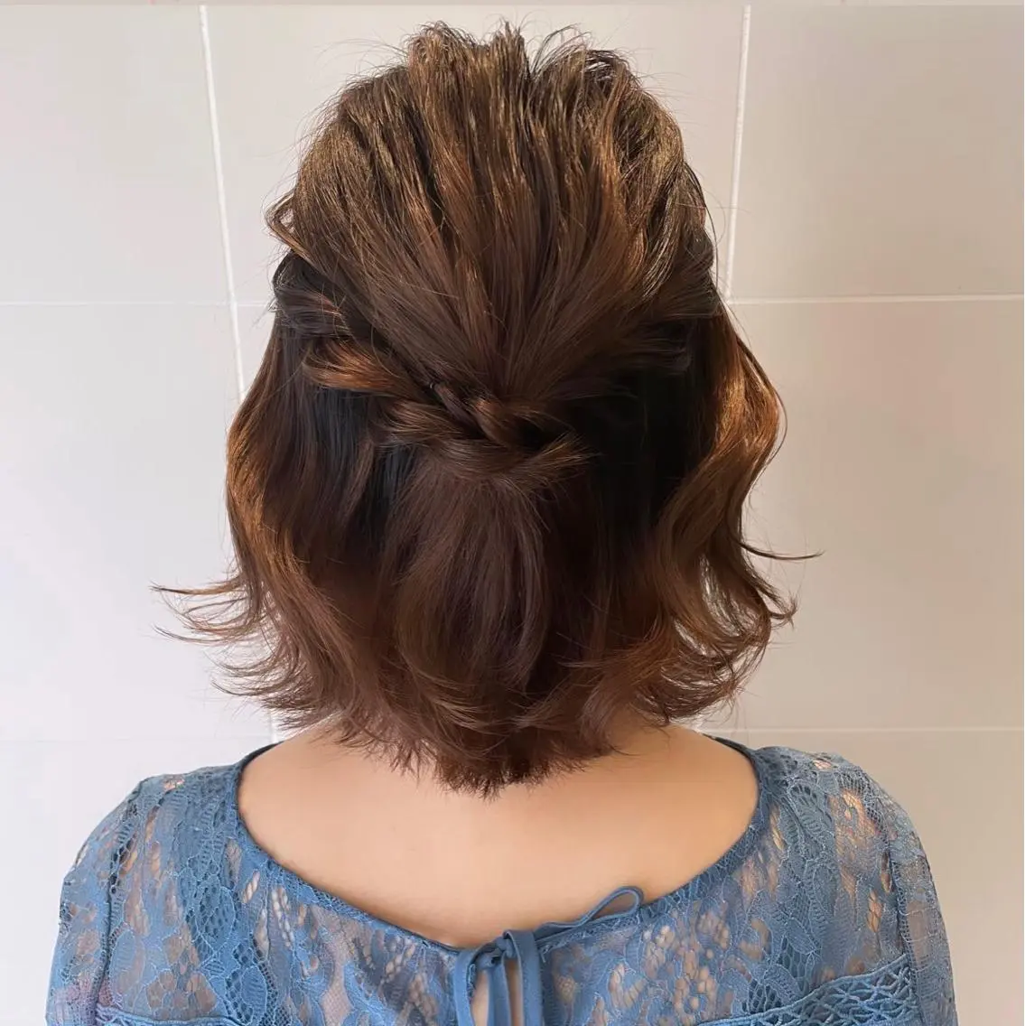 ショート ヘアアレンジ ヘアセット T Ayaのヘアスタイル