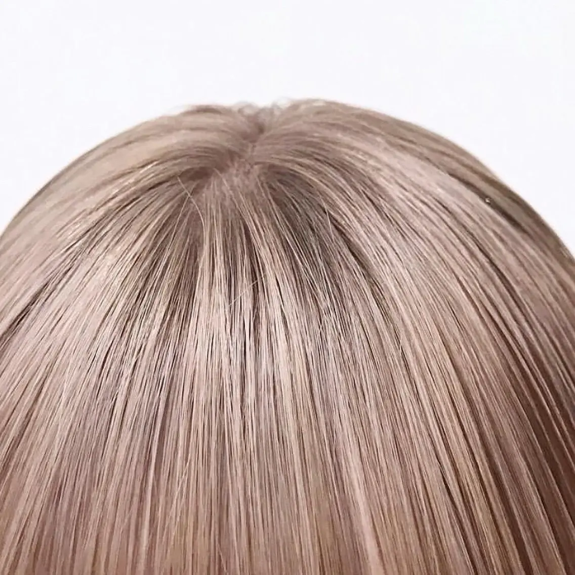 ロング カラー ベージュカラー ブリーチ ミルクティーベージュ 似合わせカット Muミュー/ブリーチ ハイトーン Wカラーのヘアスタイル