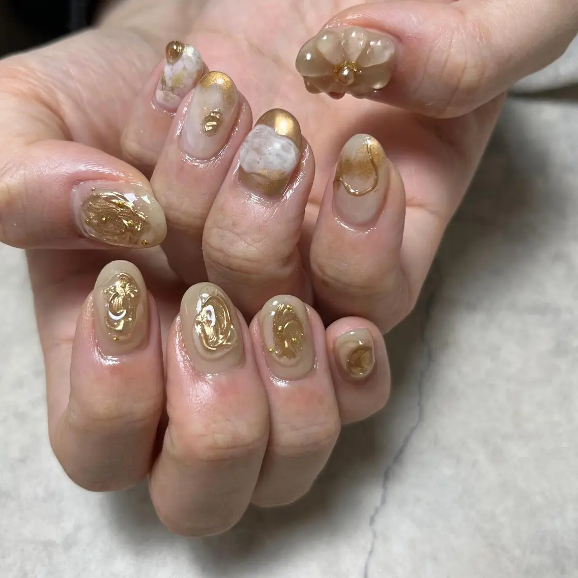 ネイル 持ち込み ハンドネイル vegh. nail/阿波座のネイルデザイン