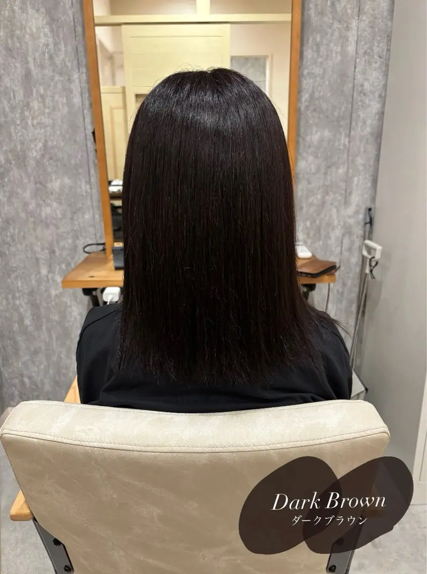 ミディアム カラー カット ヘアカラー きづな 🌷のヘアスタイル