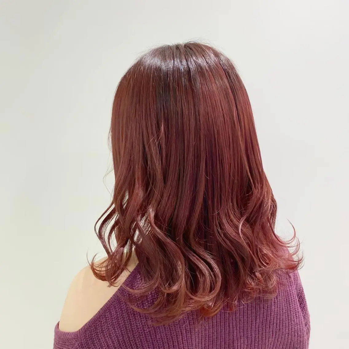 セミロング カラー ヘアアレンジ 縮毛矯正/髪質改善/ ブリーチ毛/木元渓太のヘアスタイル