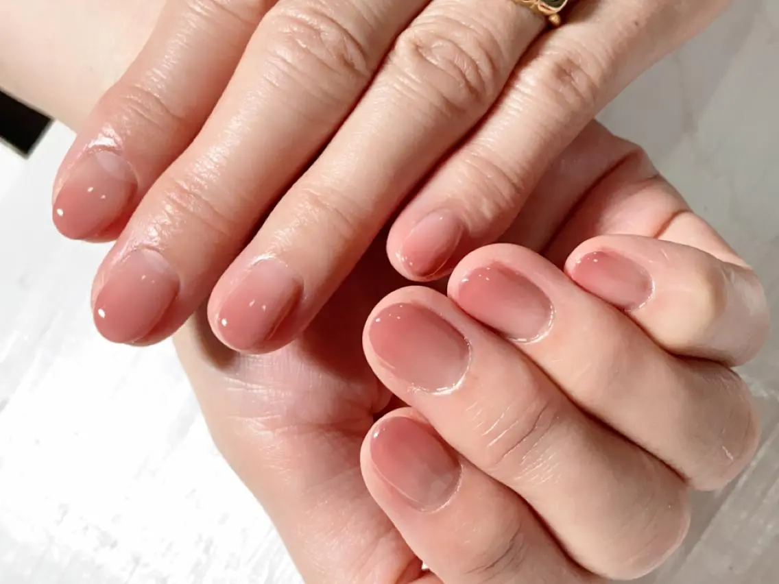 【HAND】ジェルネイル*グラデーションorワンカラーの写真