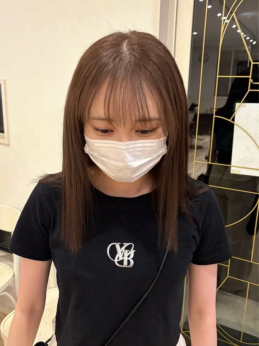 ミディアム カラー 艶感暖色カラー🥀/ レイヤー / れいかのヘアスタイル