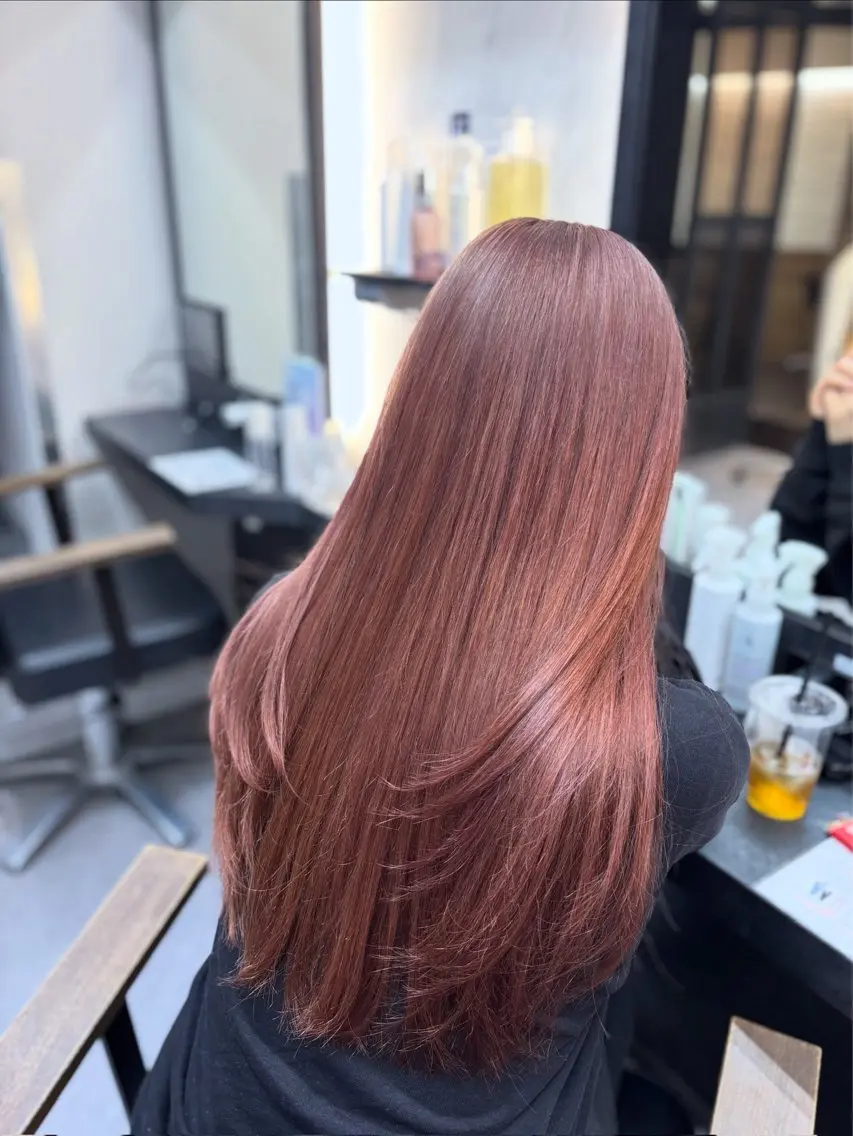 ロング ヘアカラー トリートメント 似合わせカット🫧透 明感カラー🫧maiのヘアスタイル