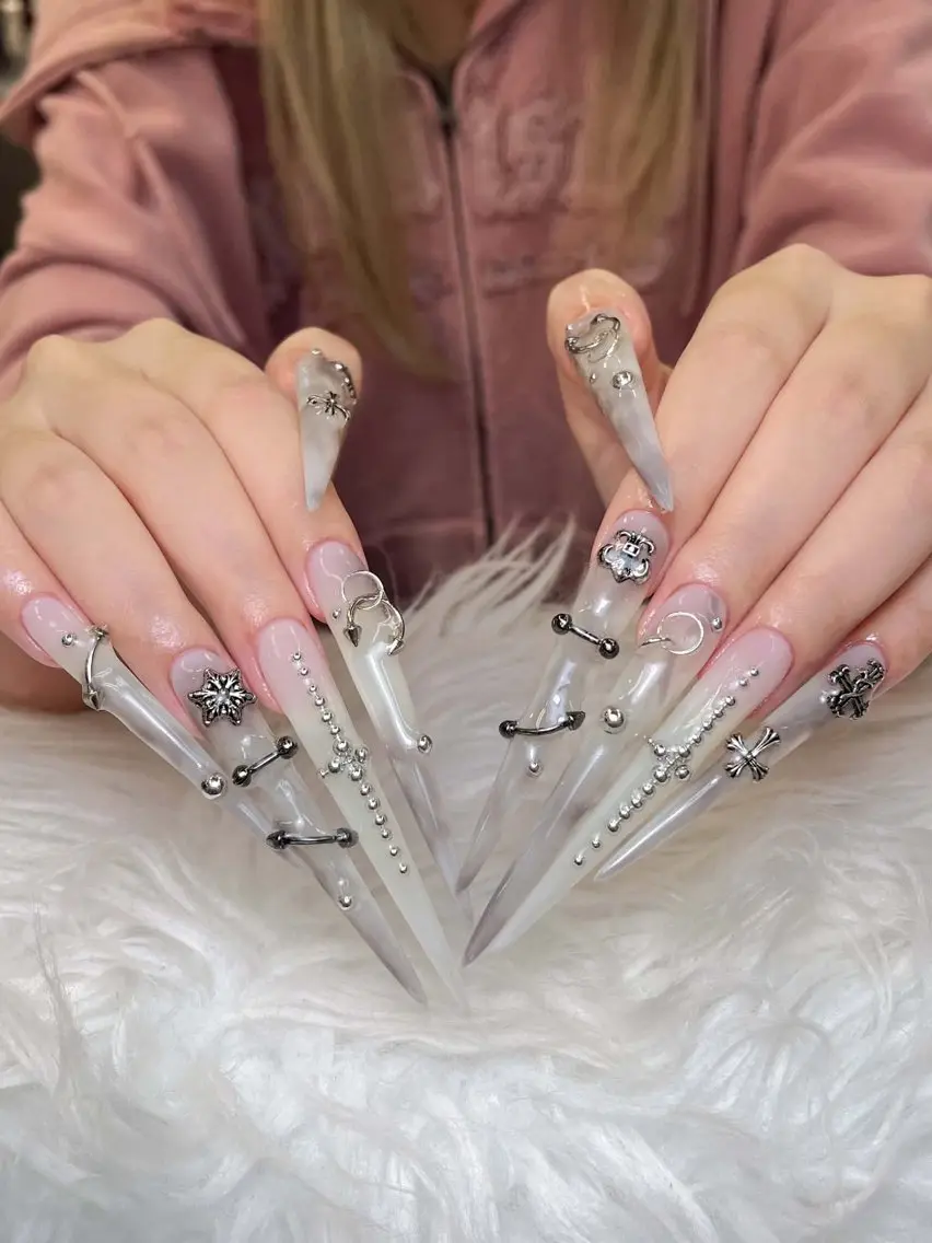 ネイル アートネイル 成人式 ジェルネイル ニュアンスネイル 夏ネイル ハンドネイル Jenn Nail Salonのネイルデザイン