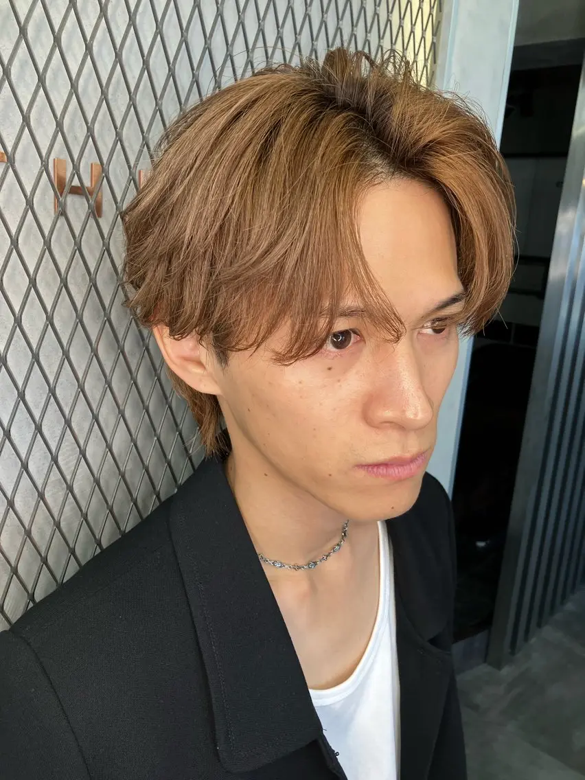ショート カラー メンズ カット ヘアカラー 透明感カラー/ 髪質改善町田佑人のヘアスタイル