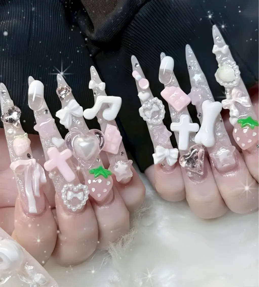 ネイル オーロラネイル ブルー フットネイル ジェルネイル 氷ネイル・うるうるネイル ハンドネイル Rin Nail 新大久保店のネイルデザイン