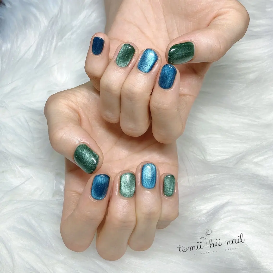 ネイル マグネットネイル シンプルネイル ハンドネイル tomii-hii -nailのその他イメージ