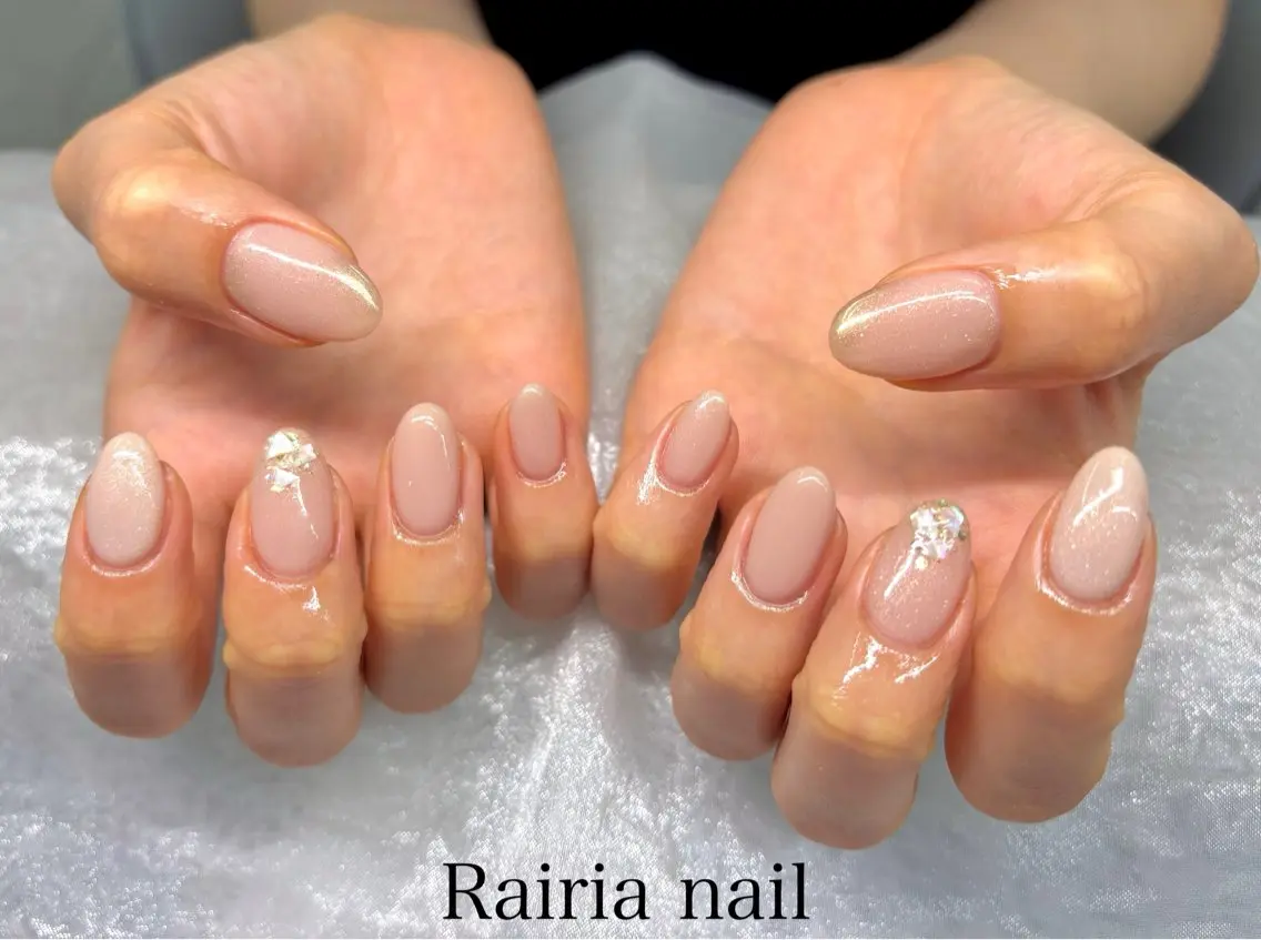 ネイル ハンドネイル rairiaharu パラジェルのネイルデザイン