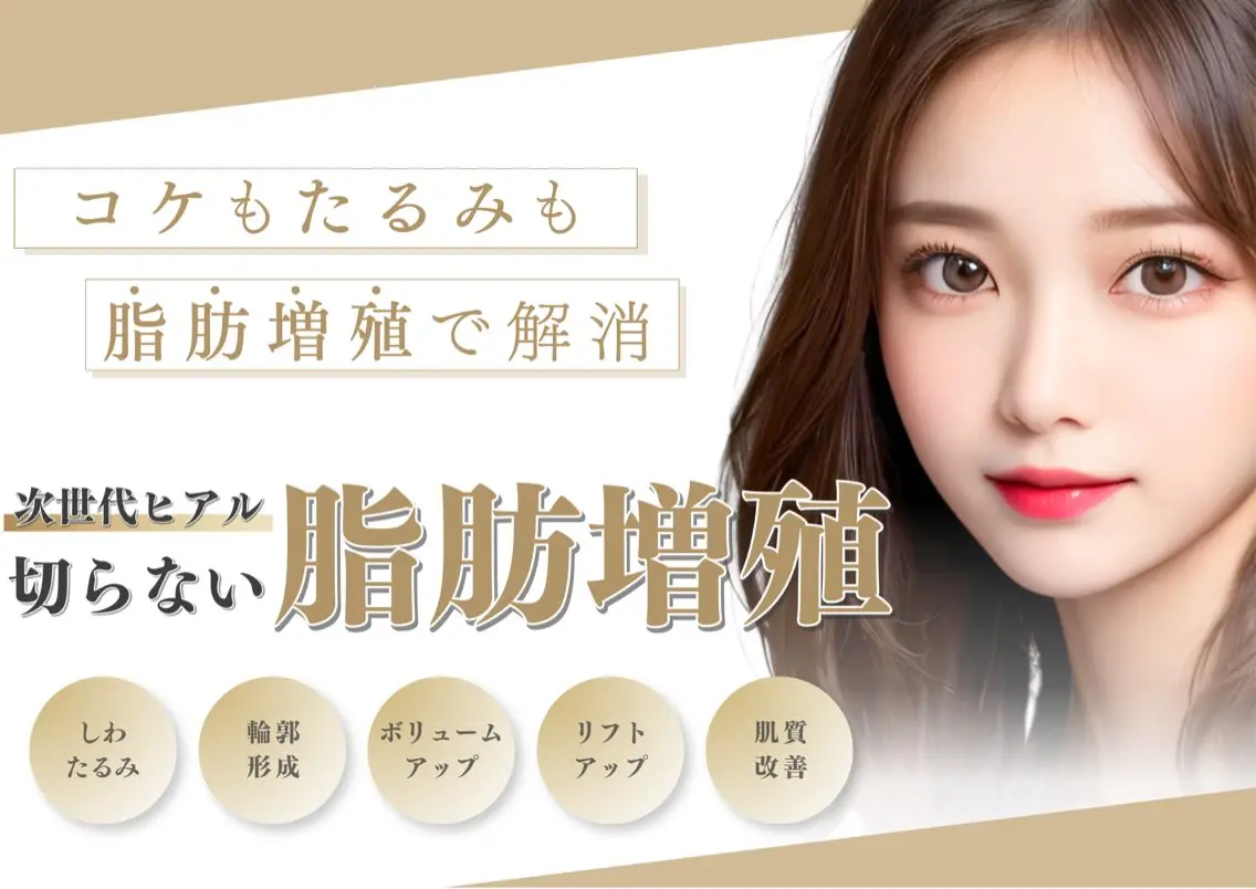 ヒアルロン酸脂肪増殖検討中の方必見！【コケ/老け顔】若顔ヒアルリッチの写真