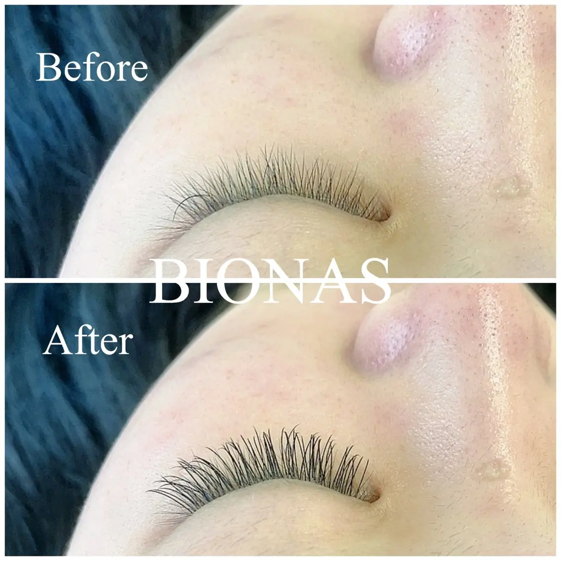 マツエク・マツパ フラットラッシュ BIONAS 高畑のマツエク・マツパデザイン