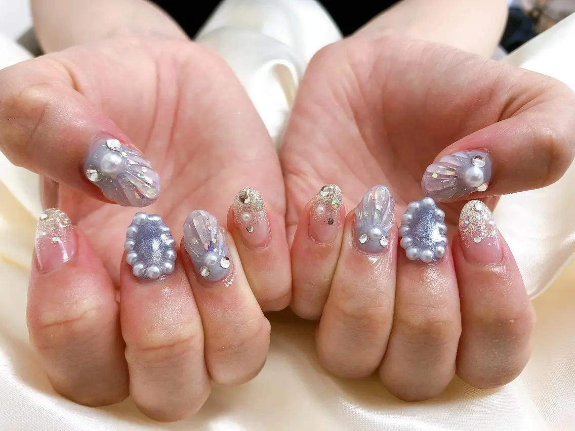 ネイル ぷっくりネイル kiki nail &brow二子玉川のネイルデザイン