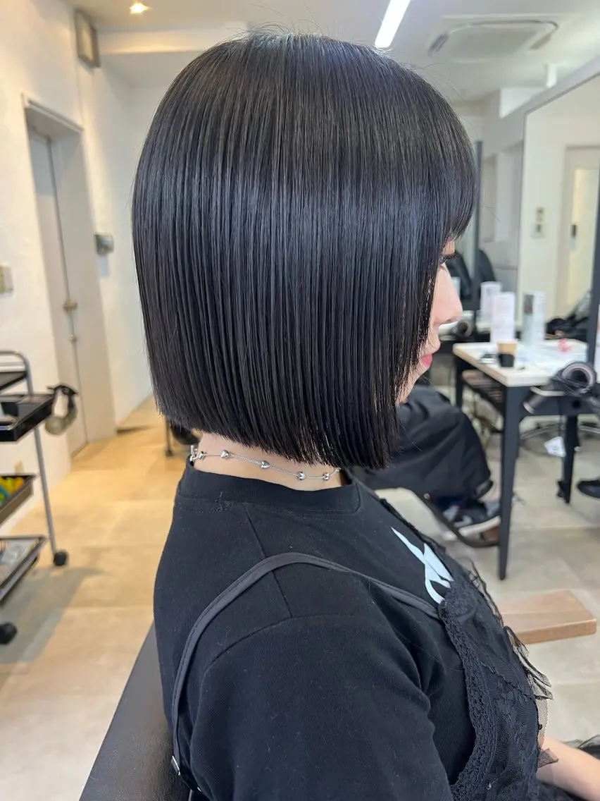 ミディアム 🥀韓国ヘア🥀 宮津真菜のヘアスタイル