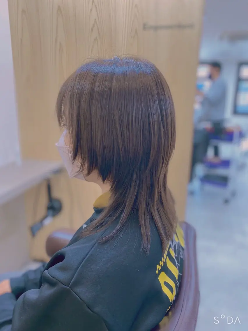 セミロング ウルフカット 髪質改善 ヘッドスパ 衣純〜 IZUMI~のヘアスタイル