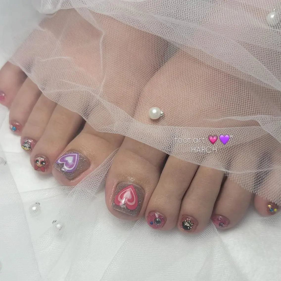 ネイル フットネイル H nailのネイルデザイン