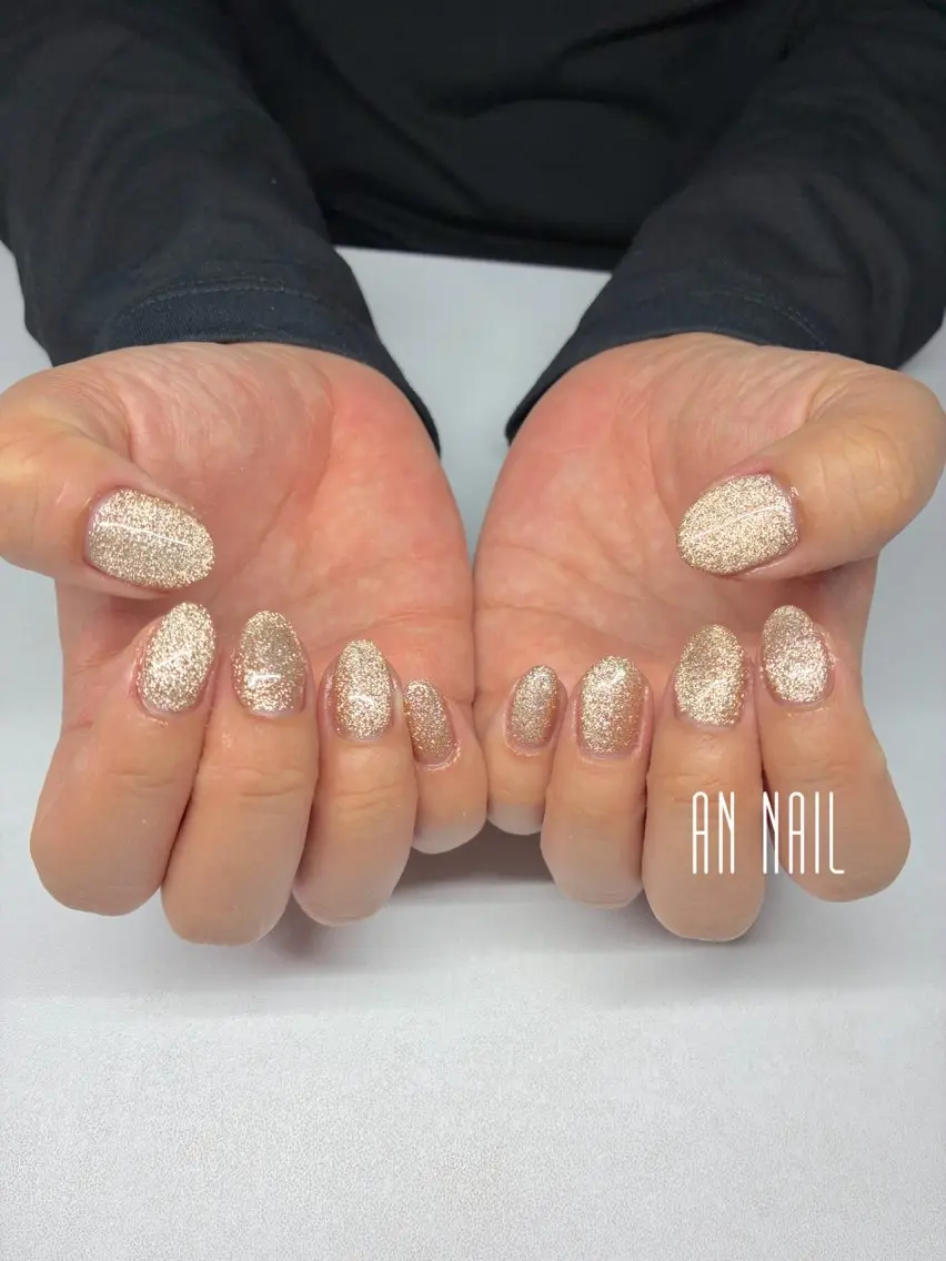 ネイル フラッシュネイル キラキラネイル マグネットネイル ハンドネイル AN Nailのネイルデザイン
