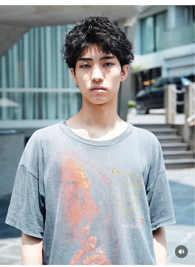 パーマ メンズ カット パーマ [fifth］小川 廉太朗のヘアスタイル