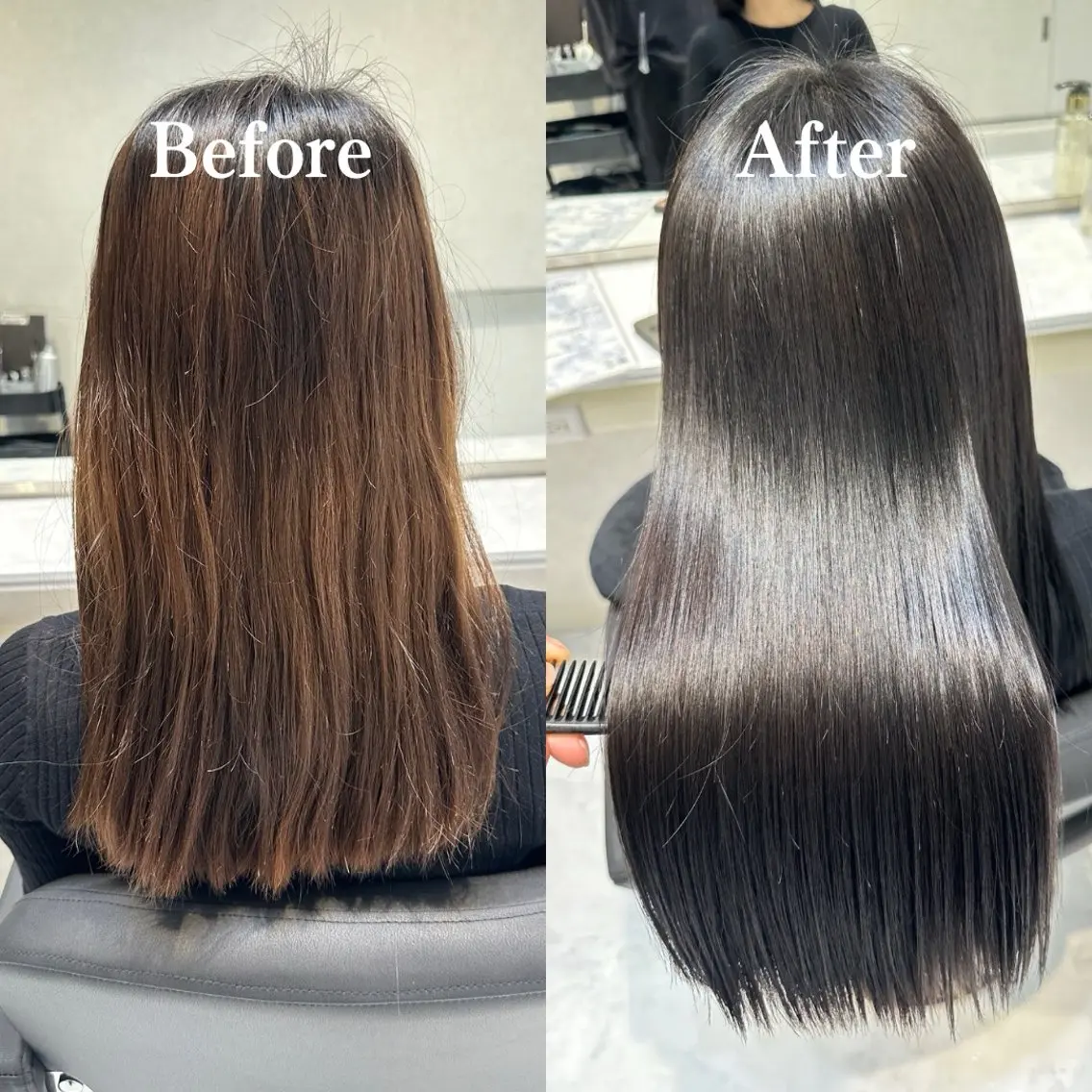 セミロング ヘアカラー トリートメント ヘッドスパ 成川 陽介のヘアスタイル