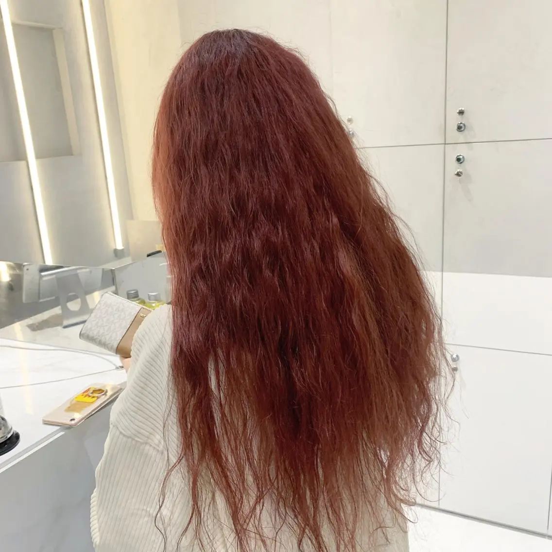 ロング カラー ヘアカラー minami🪷 暖色カラーのヘアスタイル