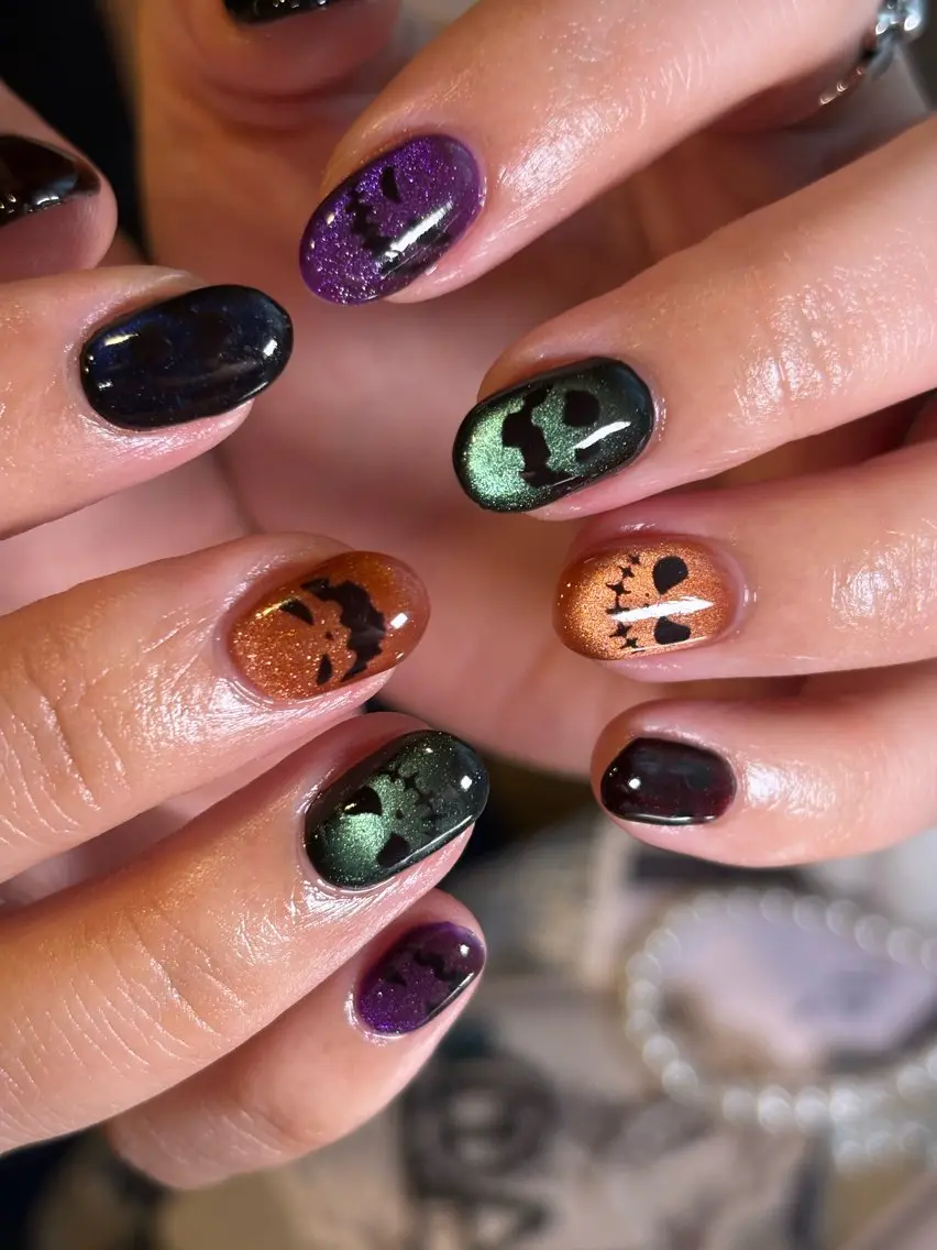 ネイル ハロウィン ハンドネイル .8 HAREのネイルデザイン