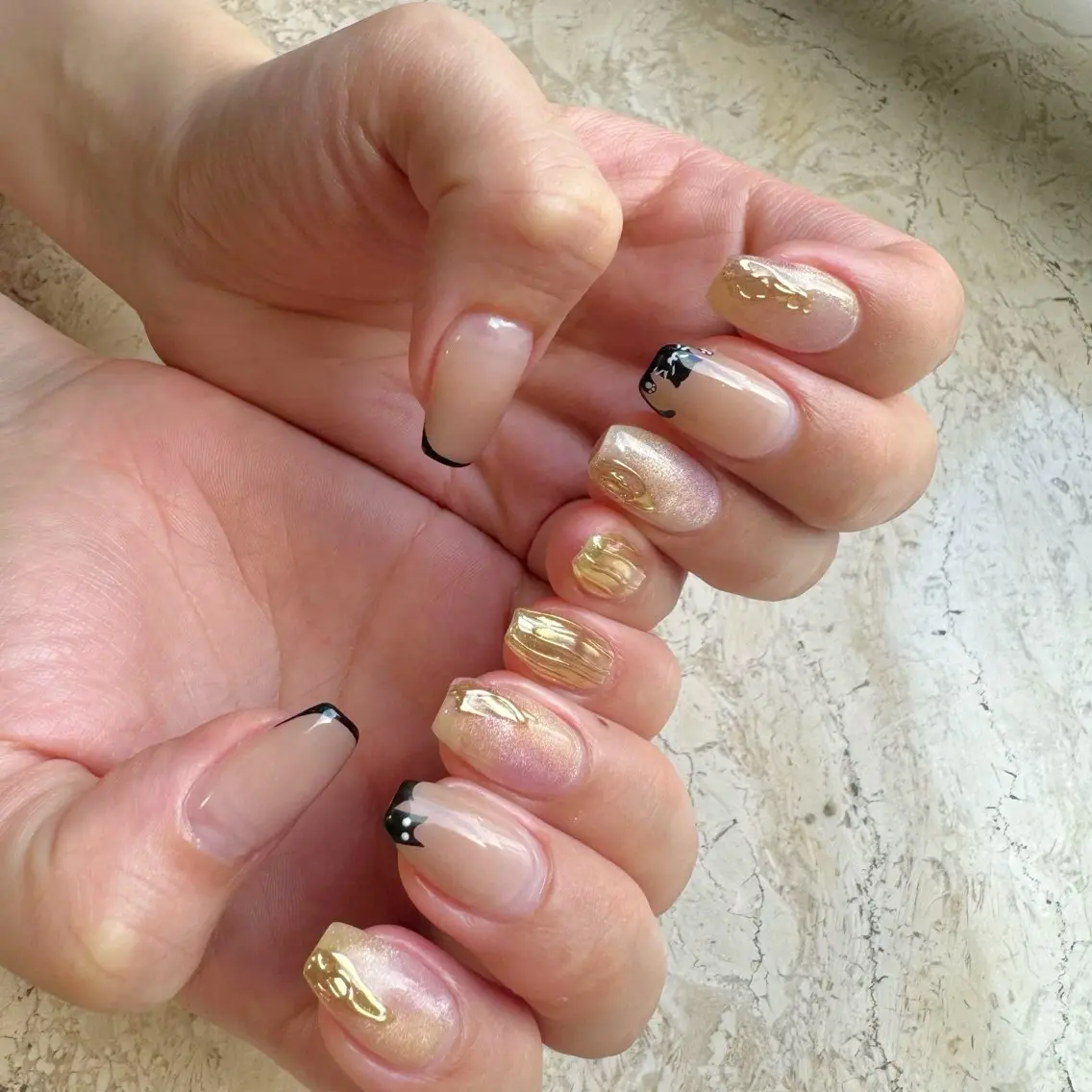 ネイル ハロウィン ハンドネイル フットネイル nail salon mieux(ミュー)のマツエク・マツパデザイン