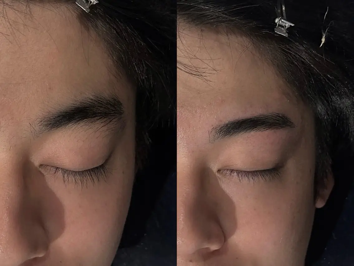 アイブロウ 眉毛ワックス脱毛 ワックス脱毛 眉カット ꪆৎ垢抜け眉 ྀི ワカナ♩岐阜のマツエク・マツパデザイン