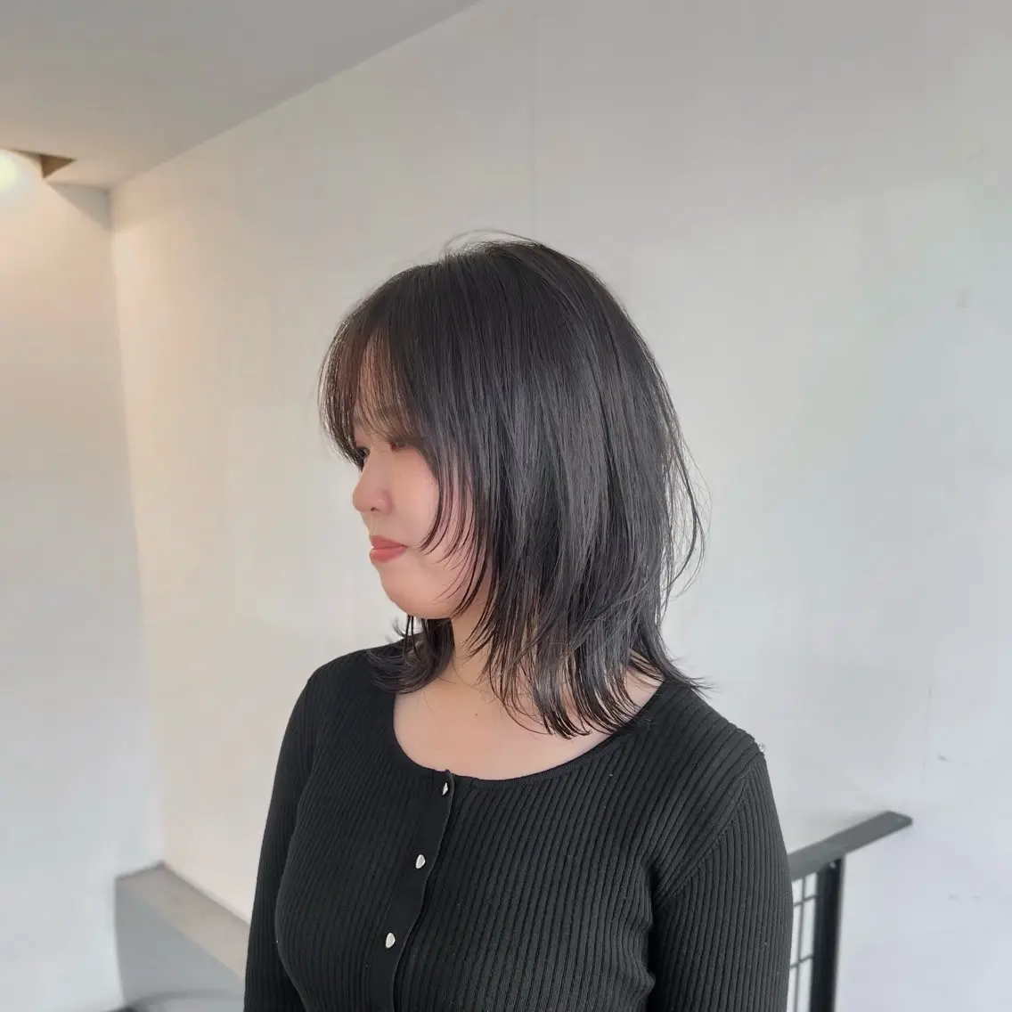 ミディアム ミディアムレイヤー レイヤーカット 小顔カット ウルフカット ウルフレイヤー カット ヘアカラー quon RYUYA /レイヤー✂️のその他イメージ