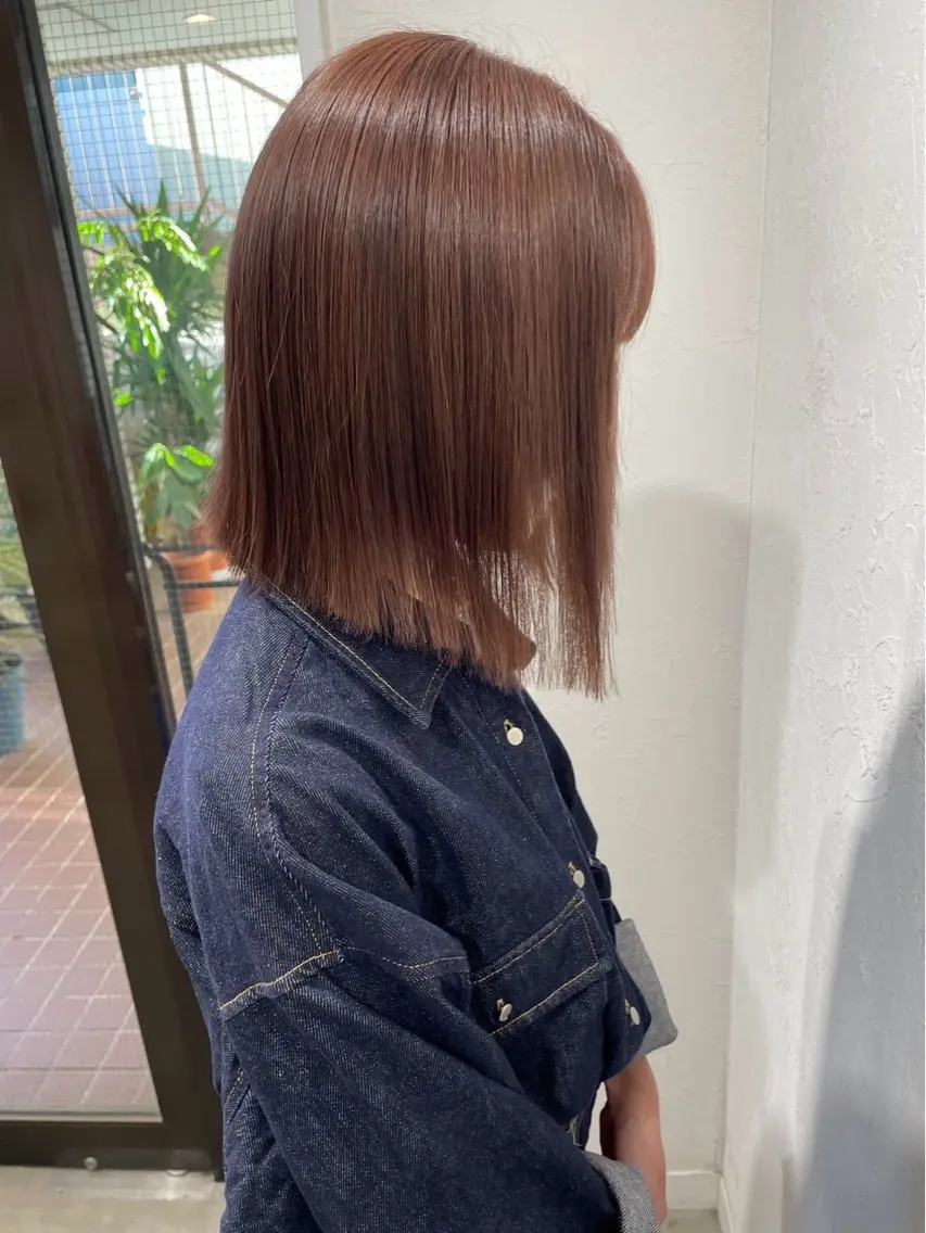 カラー＋縮毛矯正＋2stepトリートメントの写真