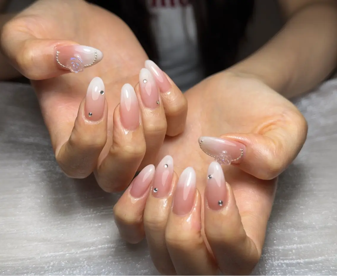 ネイル フレンチネイル グラデーション オフィスネイル ピンク ピンクベージュ ハンドネイル Nail Salon Anのネイルデザイン