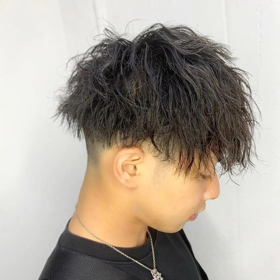 ショート カラー パーマ ヘアアレンジ メンズ キッズ ネイル マツエク・マツパ M字・前髪割れ 改善メンズ特化/栢沼のヘアスタイル