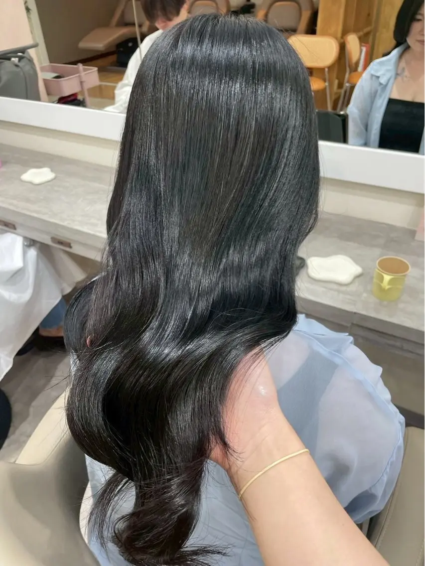 セミロング みゆカラースパ/ モデル募集中のヘアスタイル
