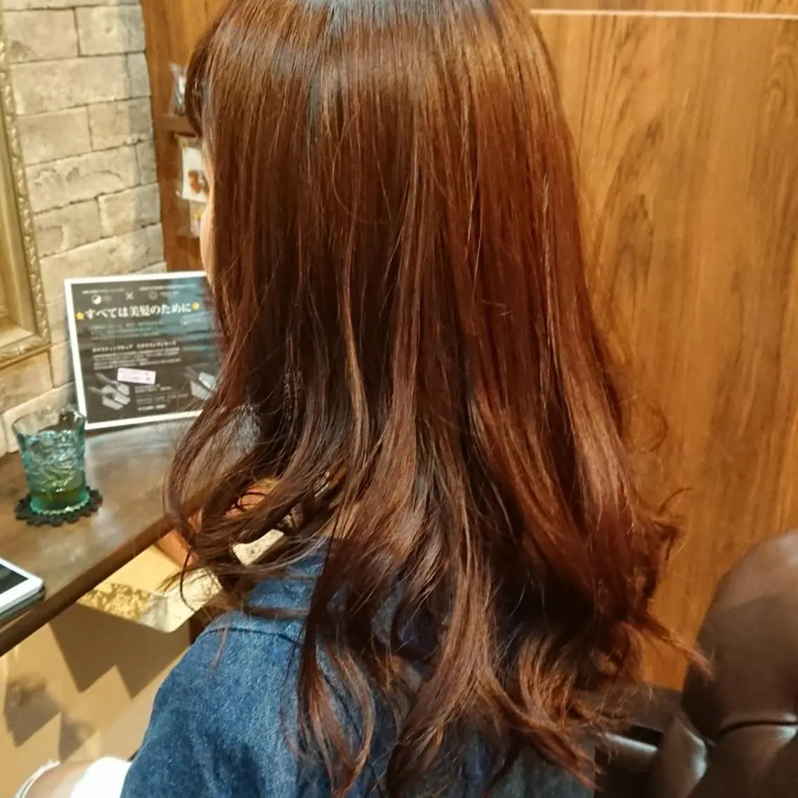 ミディアム カラー ヘアカラー トリートメント 美髪 カラーリストのヘアスタイル