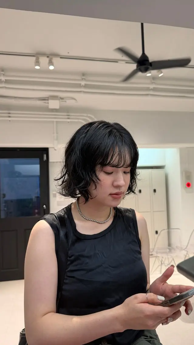 ショート カラー パーマ naturalカラー / Rukaのヘアスタイル