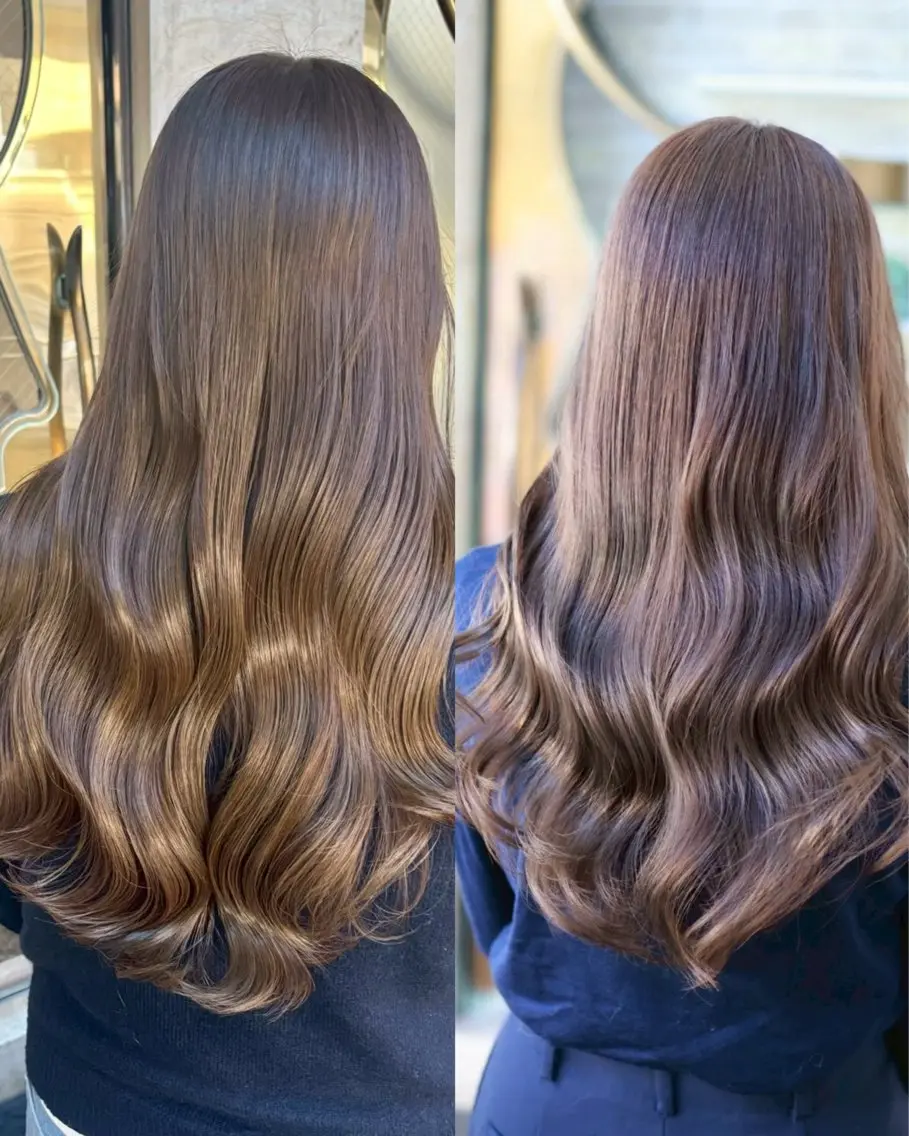 ロング ヘアカラー トリートメント ✨️髪質改善＆艶カラ ー✨️Yudaiのヘアスタイル