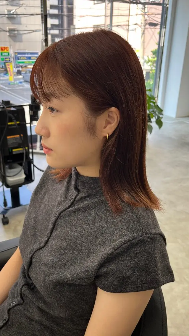 カラー ヘアカラー 酒井 美里のヘアスタイル
